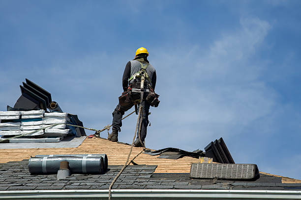 Professional Roof Replacement technician working in Dublin, OH